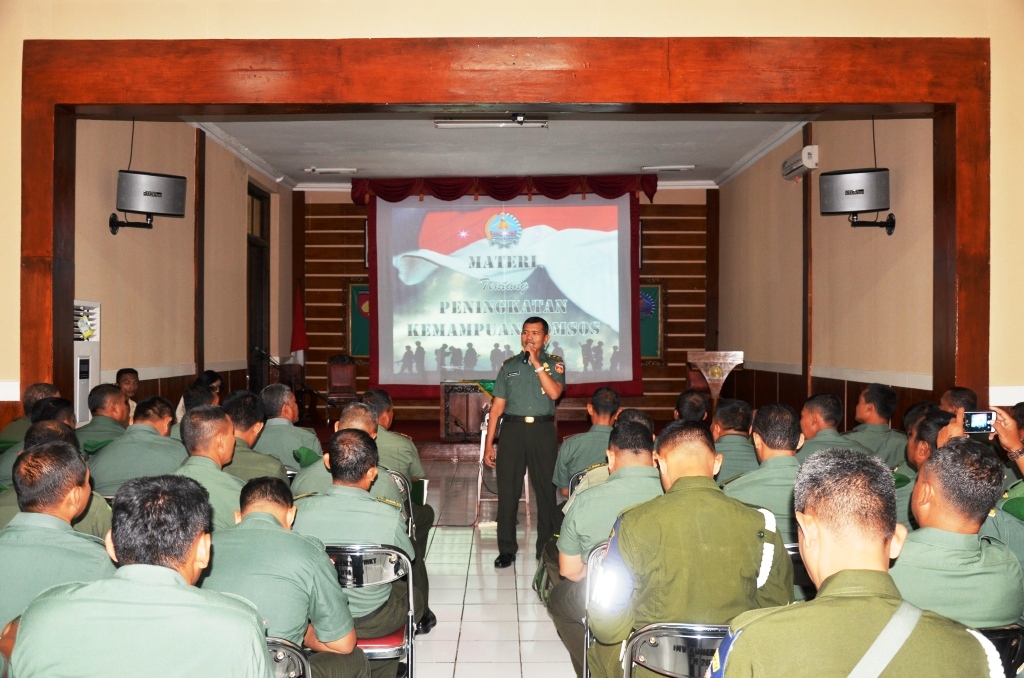 Korem Salatiga Melaksanakan Sosialisasi Program Komsos